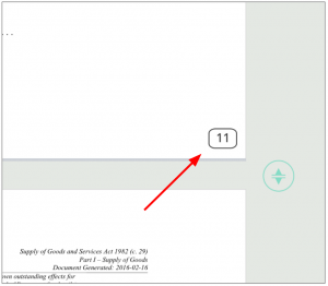 Page numbers using simple pagination