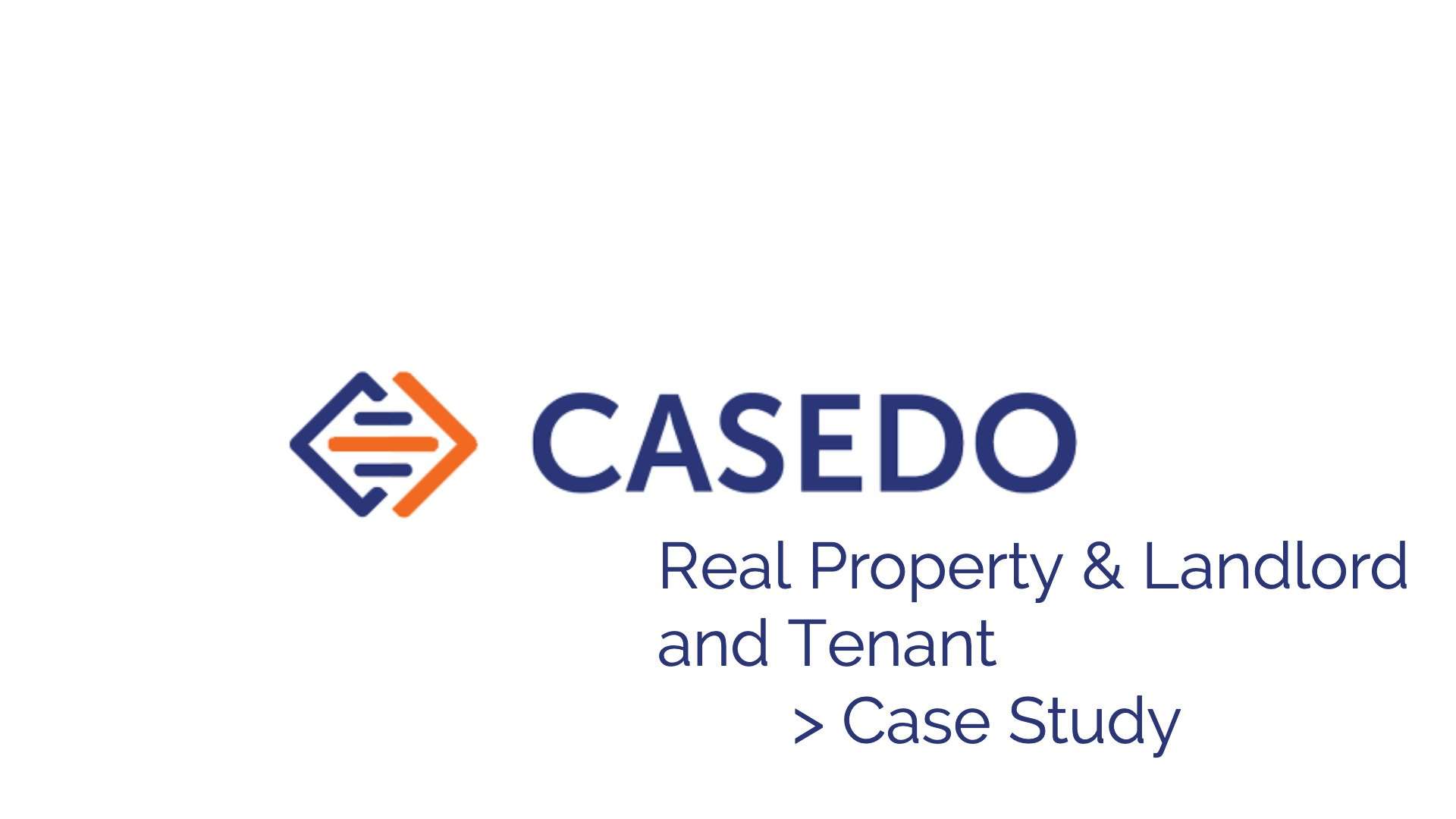 Case Study: ‌Real Property & Landlord and Tenant law
