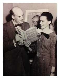 Pauli at the release of her book, "Proud Shoes"